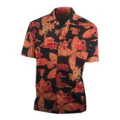 USC Trojans Mens Black Luau Button Down Shirt